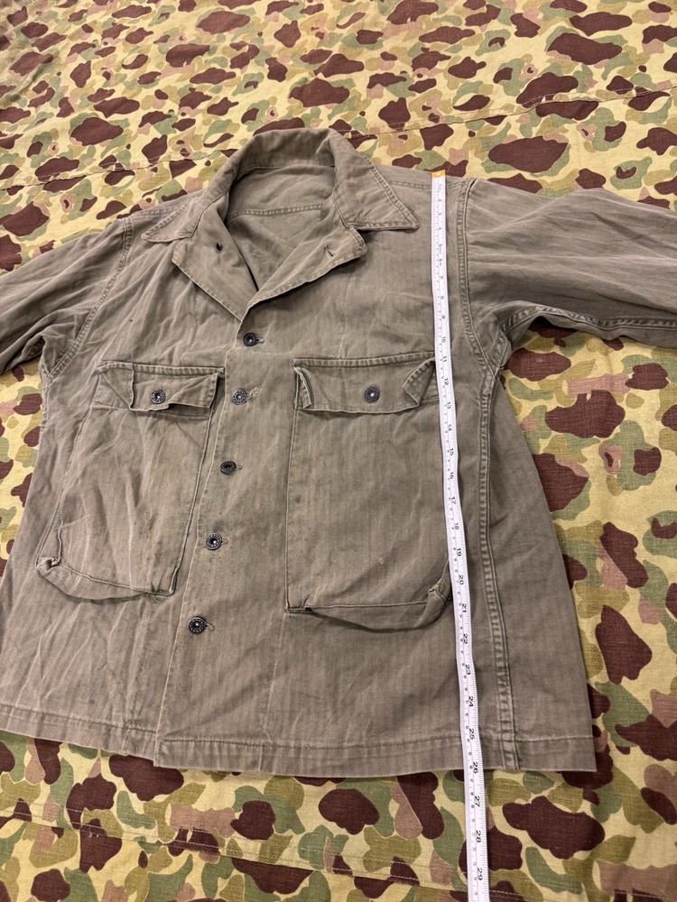 WWII USN HBT Jacket Navy “Low Pockets”