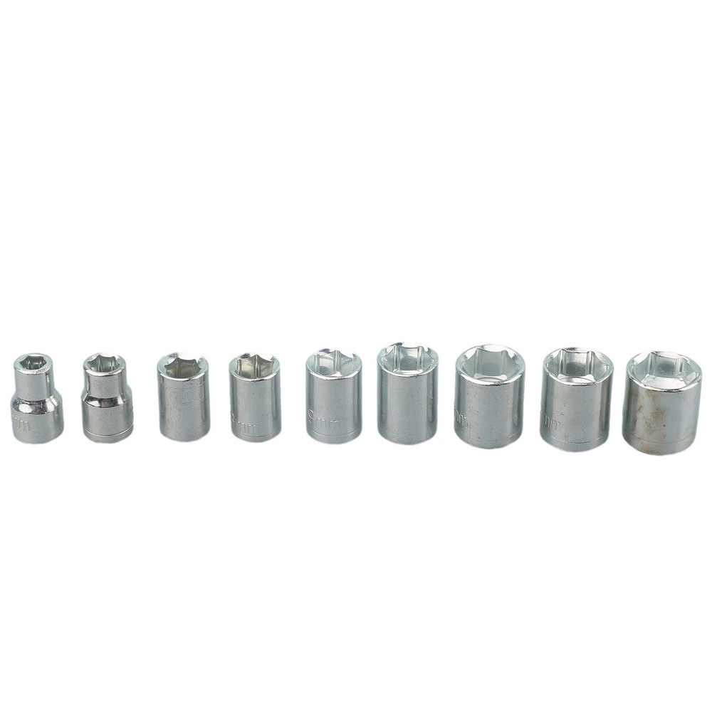 9 Pieces/set Hexagon Key Sleeve Socket Combination Carbon Steel Hexagon Socket