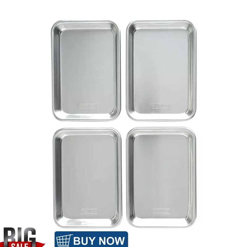 Aluminum 4 Pack 1/8 Sheets Dinner Plates Dish Service  Baking Kit
