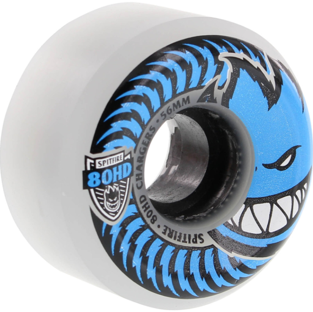 Spitfire 80HD Conical Full Wheels Set Clear Blue 56mm