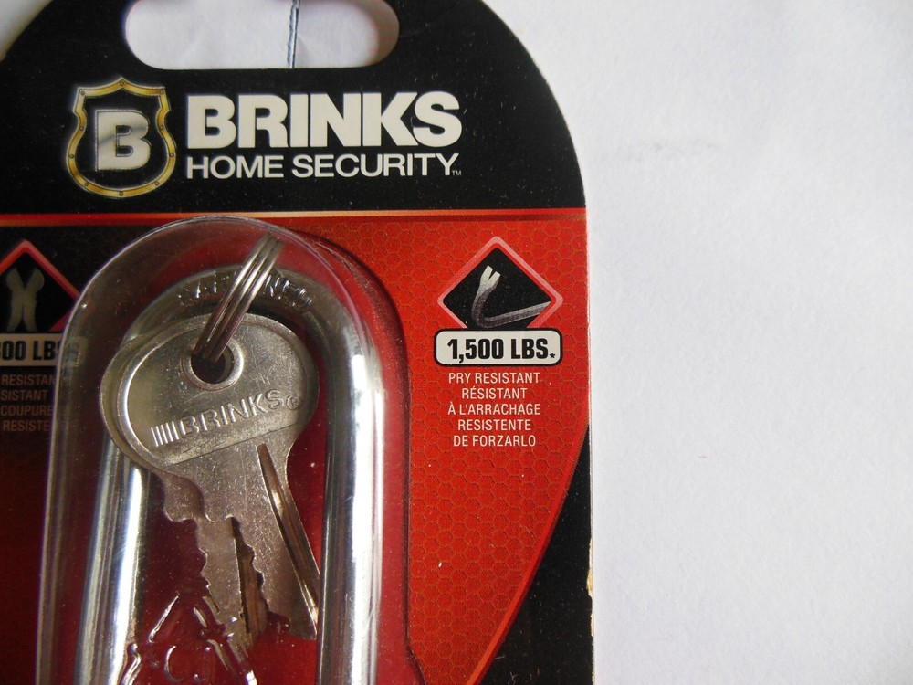Brinks* High Security * Keyed Padlock* Long Shackle *FREE SHIPPING