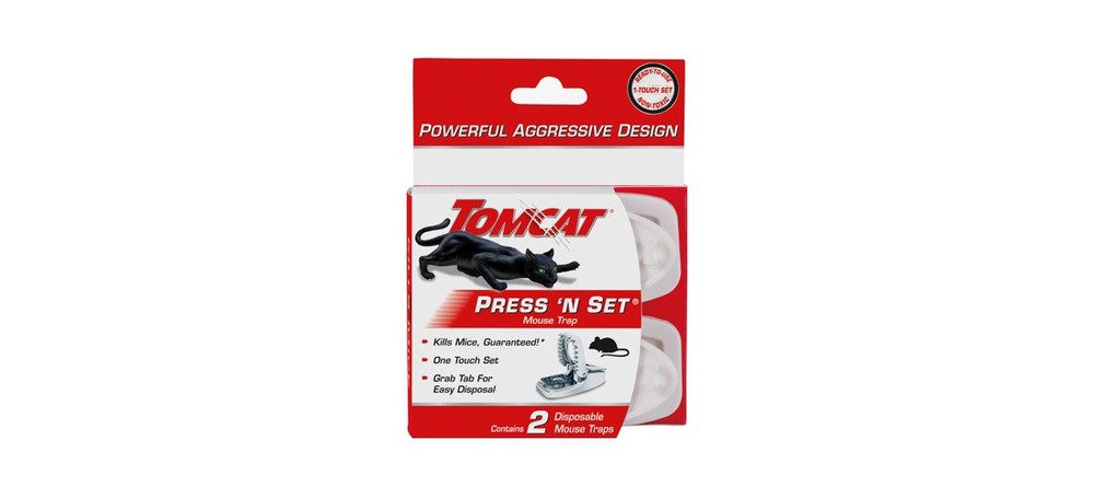 Tomcat 0360710 Mouse Trap Pair White