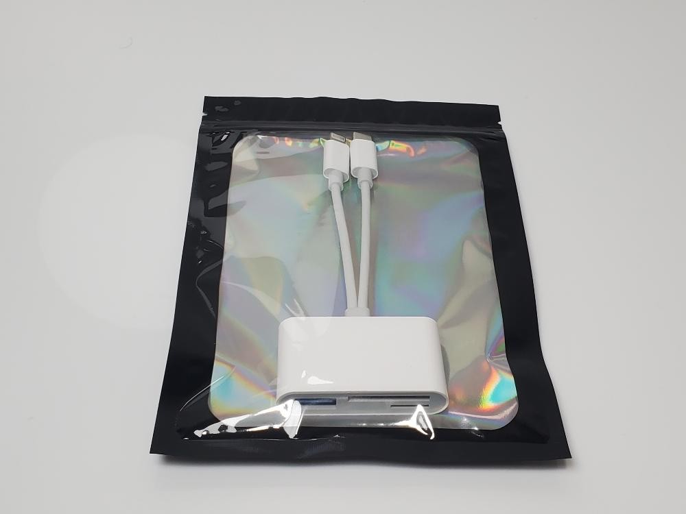 SD Card Reader USB C Lightning Adapter for iPhone iPad Mac USB Camera Viewer