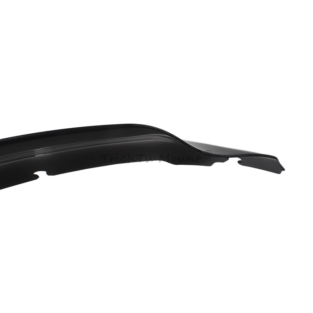 7" Front Wave Windshield Black Windscreen Noise Reduction For Harley Road Glide