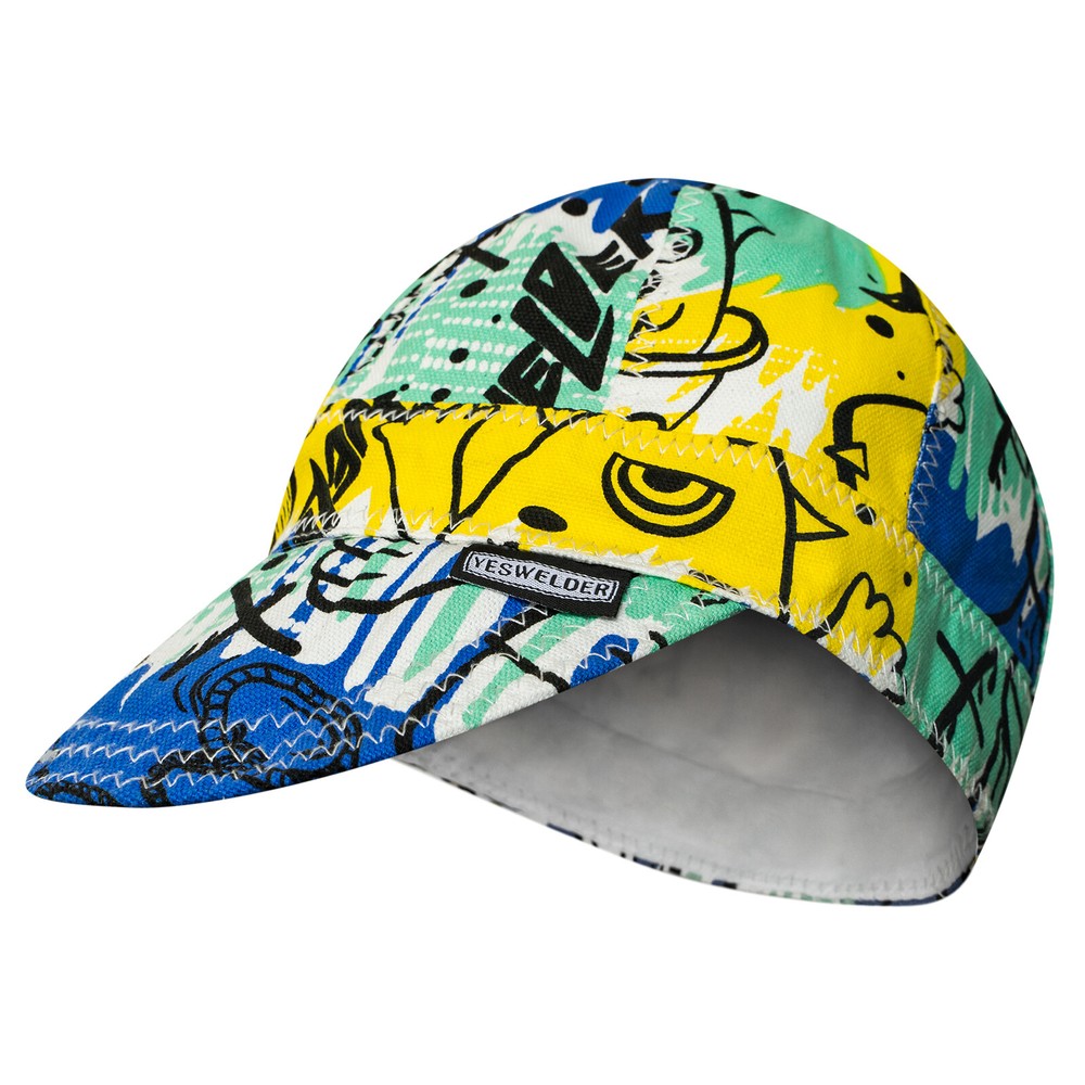 YESWELDER Reversible Welding Cap, Durable, Cloth Protective Welders Cap