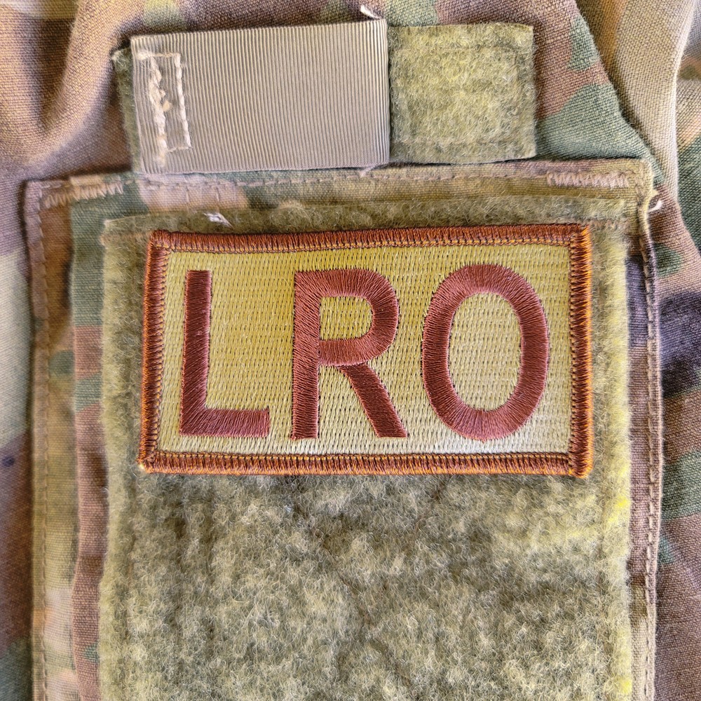 LRO Duty Identifier Tab / USAF OCP Air Force Patch