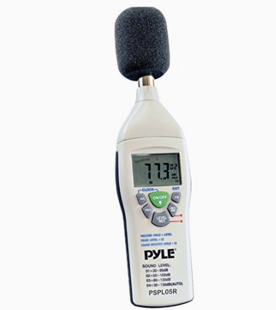 Pyle Pspl05r Digital Sound Level Meter With Recording