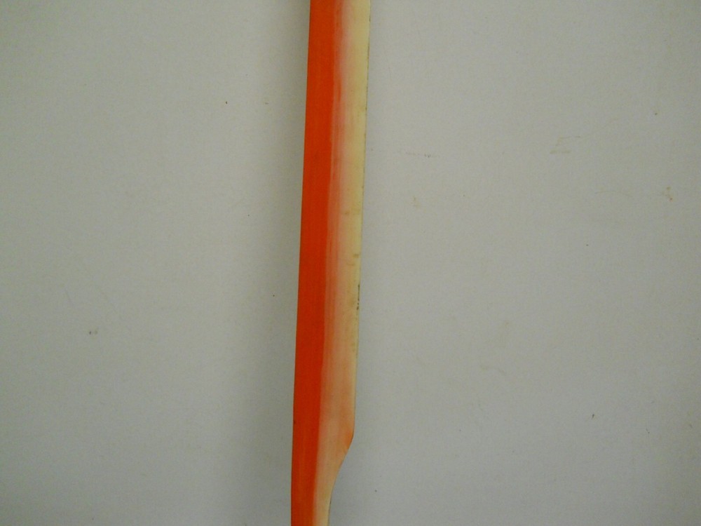 Locksley 0333 Archery Bow 54" Orange & White Striped NO String