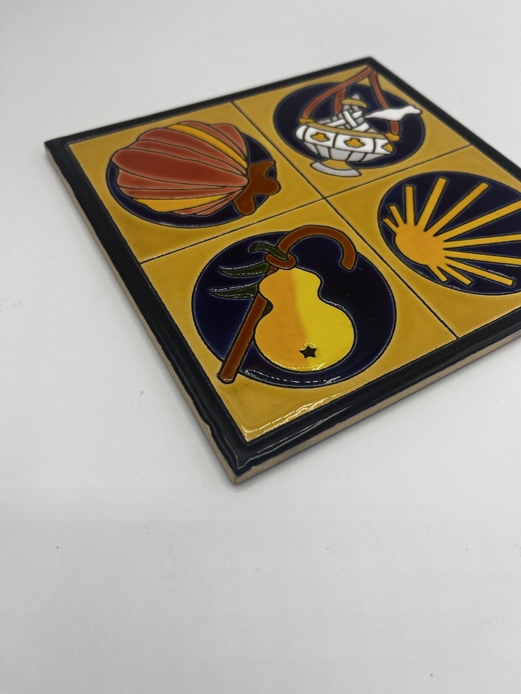 Art Hand Made Glazed Tile 5”x 5"