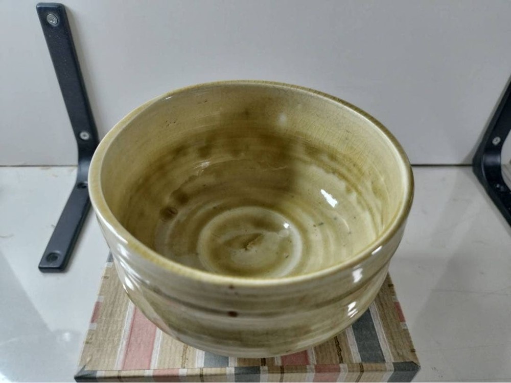 Tea Utensils ceramic cream color medium size