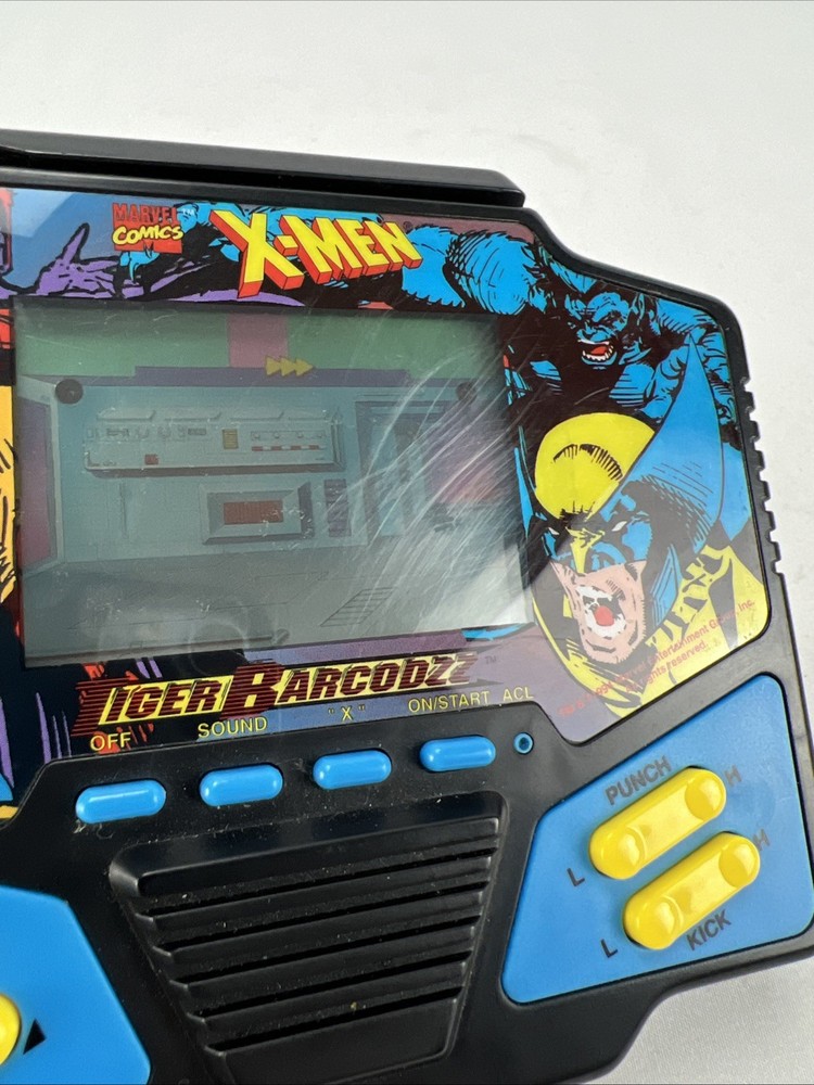 X-Men Handheld Tiger Barcodzz 1994 Marvel Working