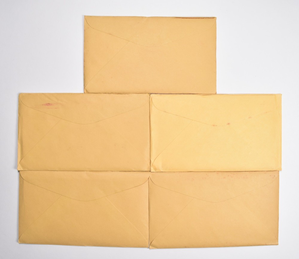 Lot (5) 1961 US Mint Proof Set Envelope - NO Coins Empty