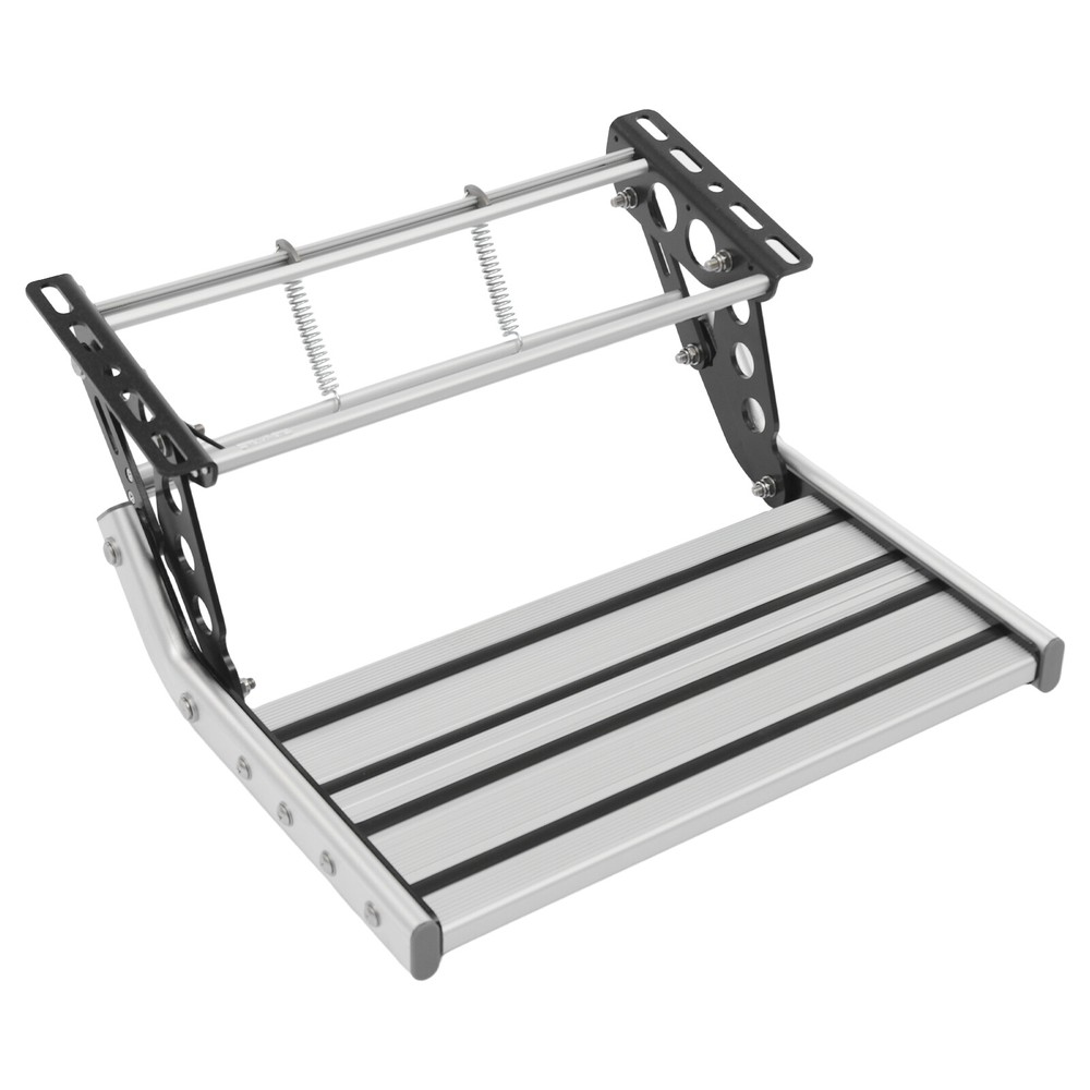 Folding RV Step Manual RV Step RV Trailer Camper Step with LED Light 330lbs Load