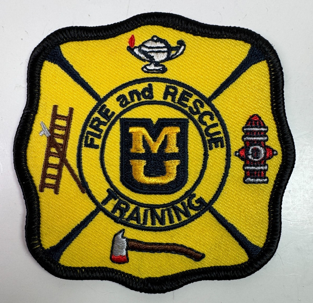 Michigan University Fire Rescue Training MI 3.25" Patch DD2