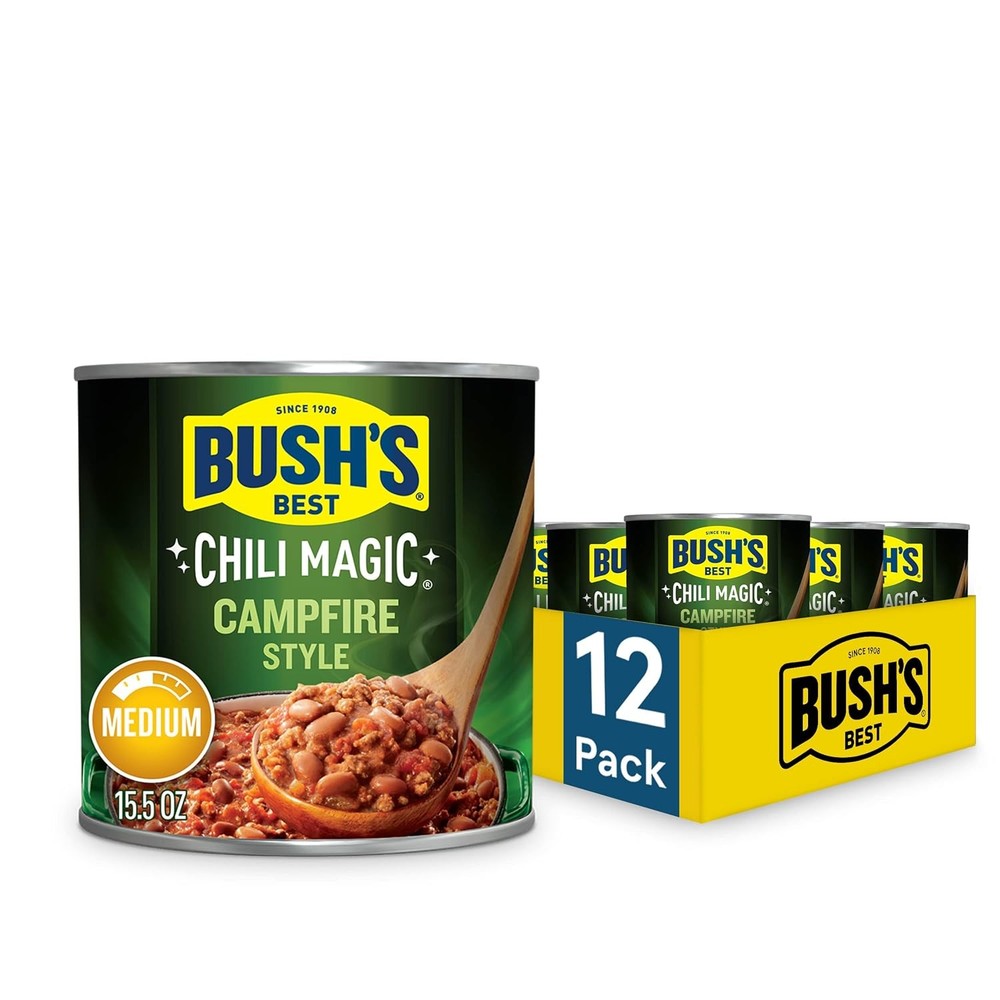 Canned chili beans starter for cooking.
