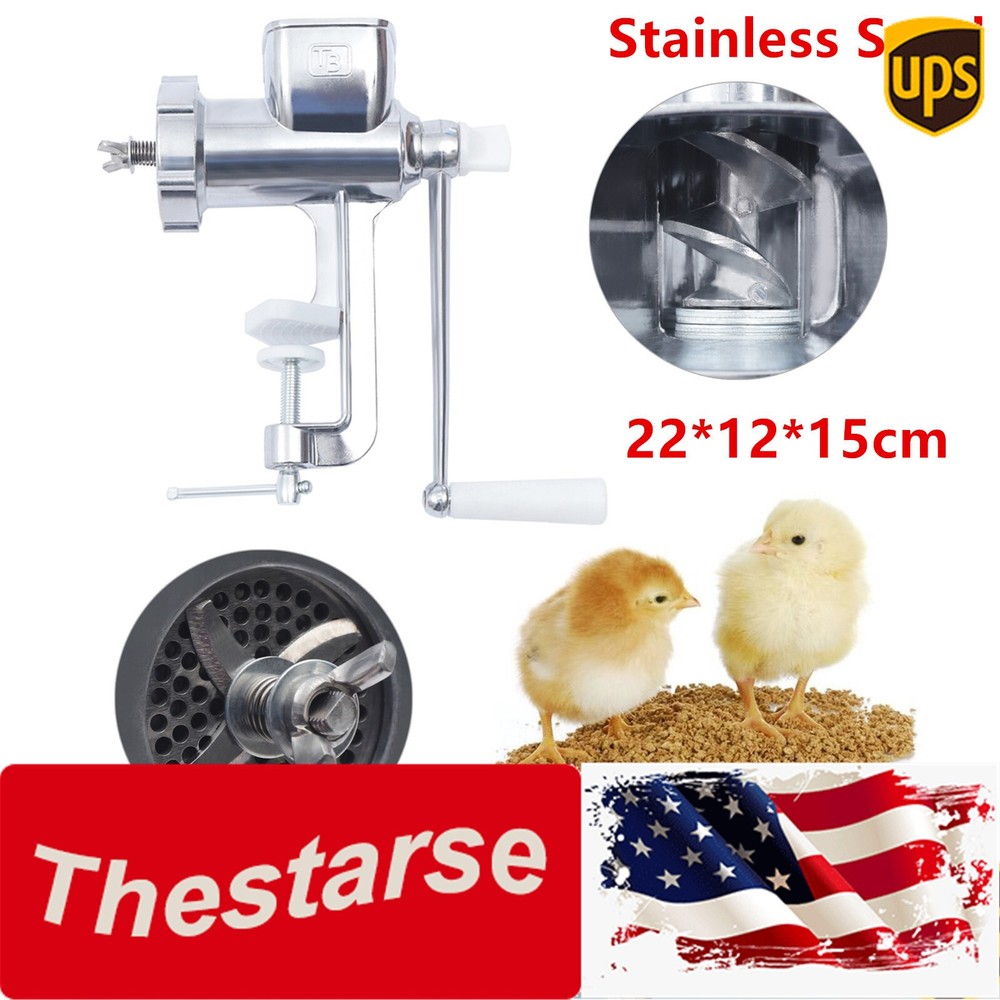 Manual Feed Processing Machine Pelletizer Food Pellet Making for Bird Fish Cat