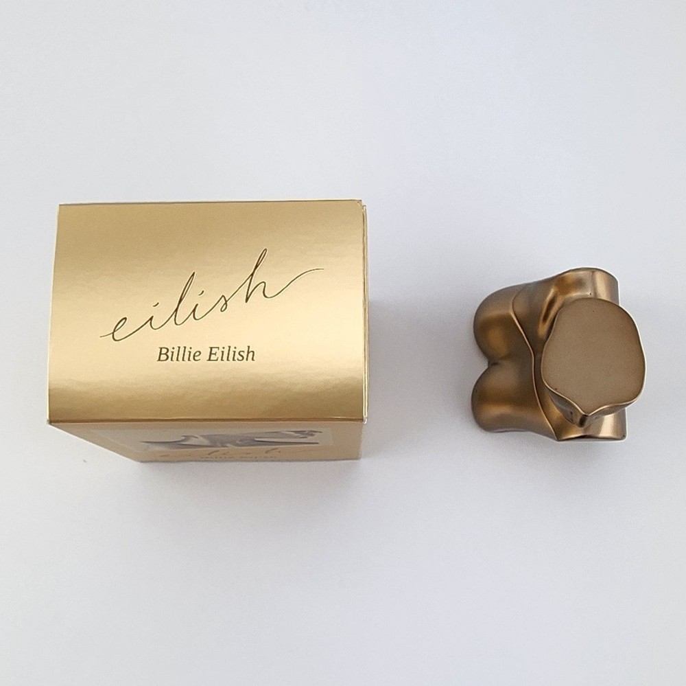 * EMPTY * Billie Eilish Eilish No. 1 Empty Bottle 1.7 oz Gold Statue with Box