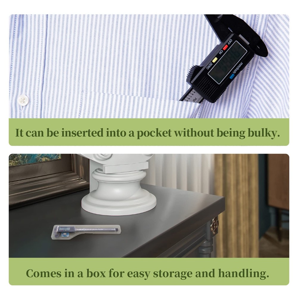 Digital Caliper 0-6" Measuring Tool, Micrometer Caliper with Auto-Off Feature...