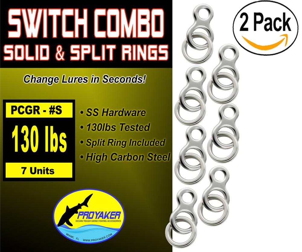 PROYAKER Switch Combo Solid and Split Ring for Slow Pitch
