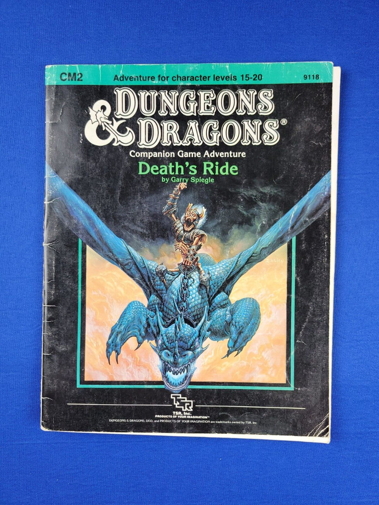 Death's Ride Adventure Module - Dungeons and Dragons CM2