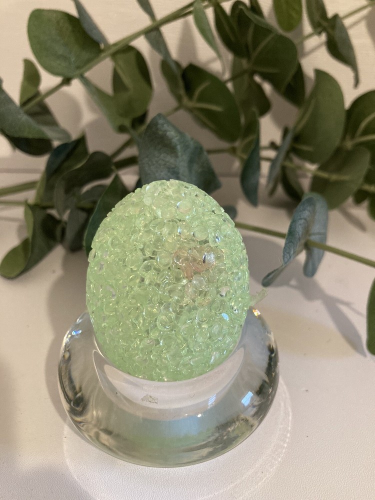 10 EASTER EGG Pastel Plastic Popcorn CRYSTAL CRACKLE ICE Replacements Decor