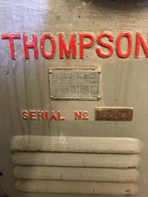 THOMPSON 8" X 24" HYDRAULIC SURFACE GRINDER