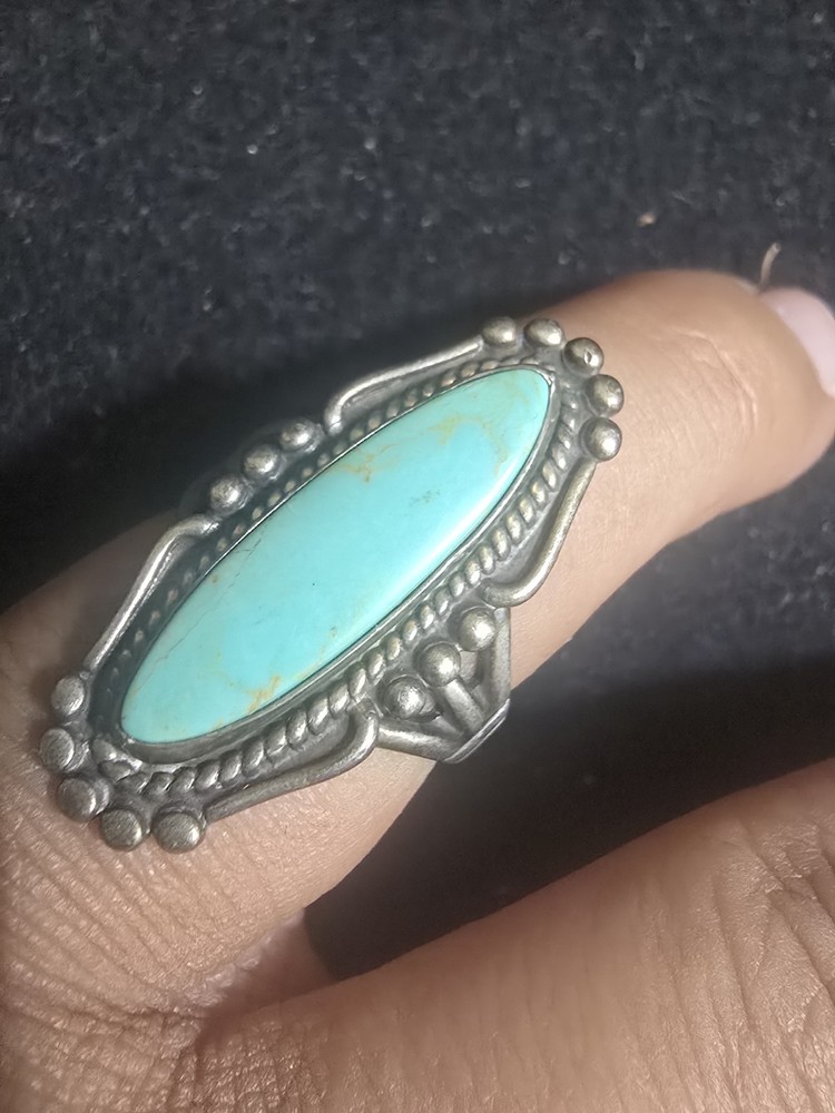 Native American Turquoise and Sterling Silver Ring