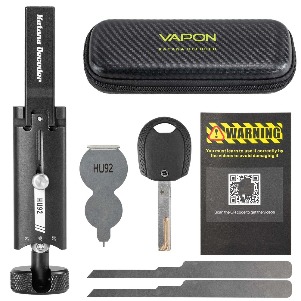 2024 Vapon Katana Decoder HU92 Auto Pick and Decoder Opening And Reading Tool