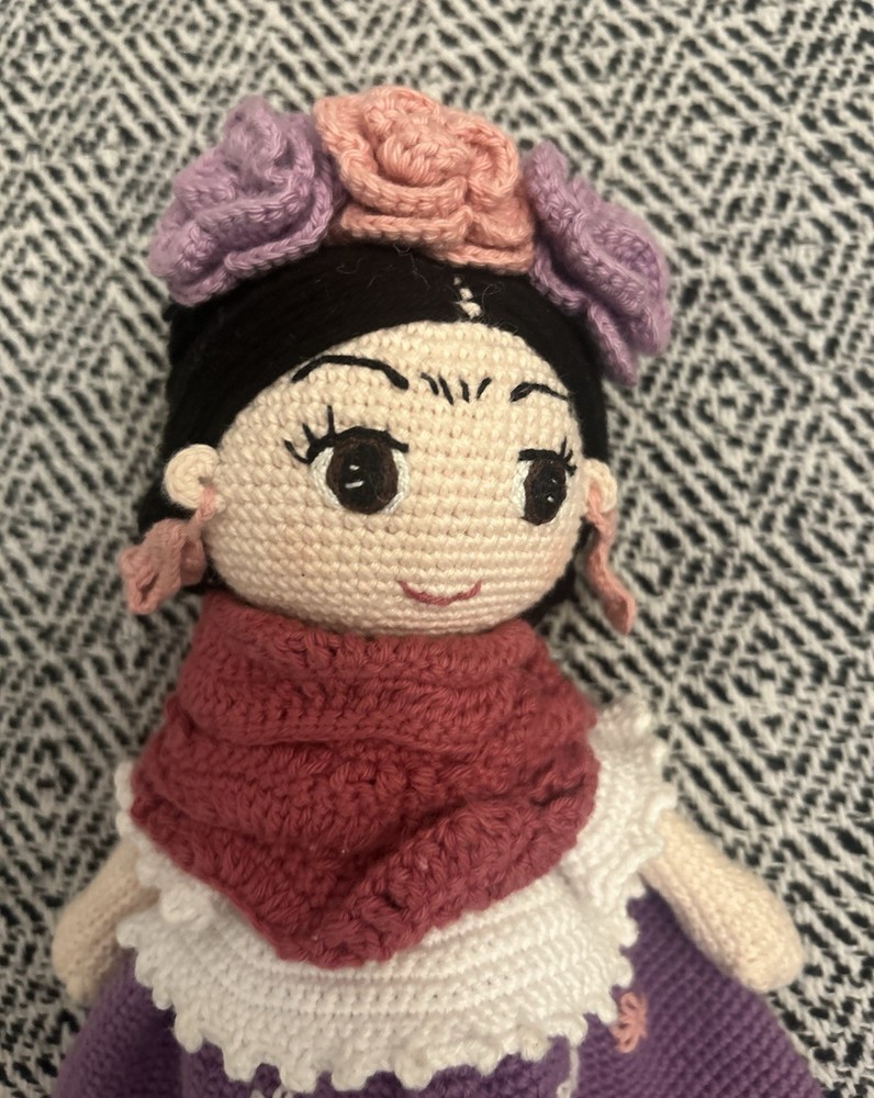 Frida Khalo Doll Crochet Pattern