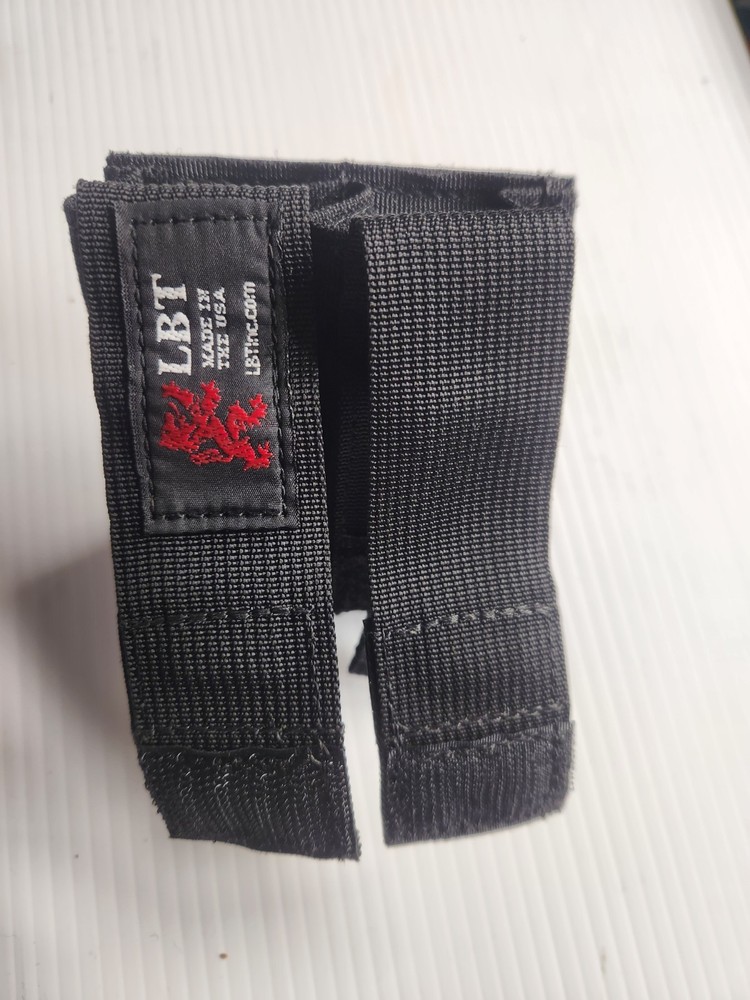LBT front pull double mag pouch with Kydex retention, black