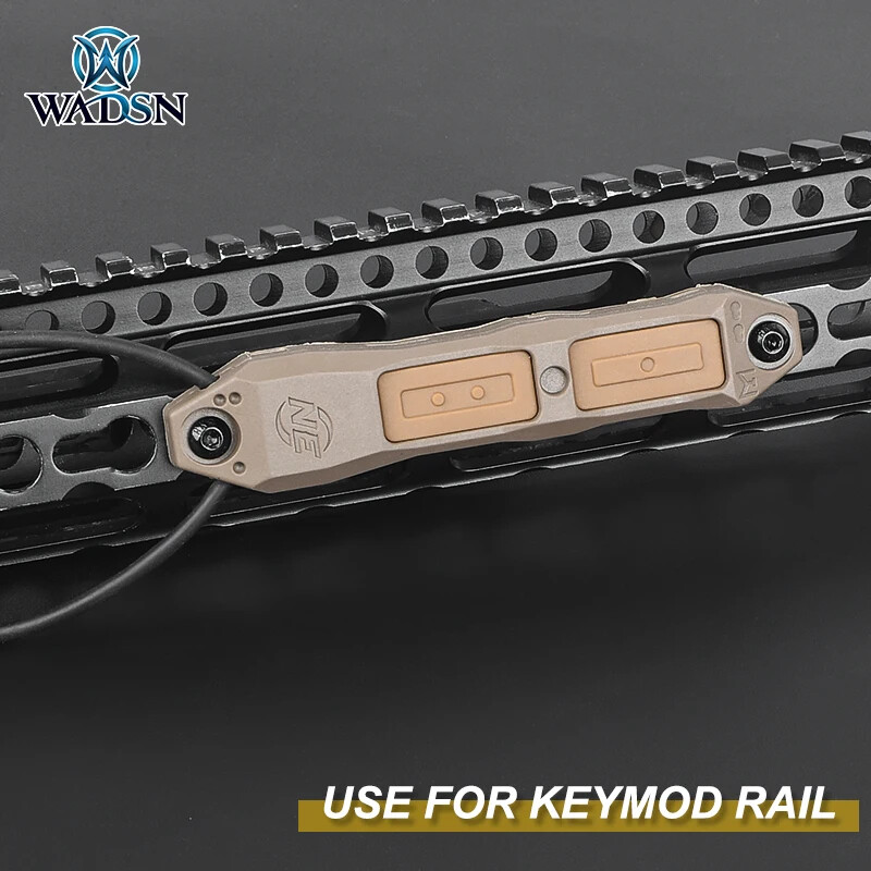 Tactical Pressure Remote Switch Dual Function Button For PEQ DBAL Laser Light