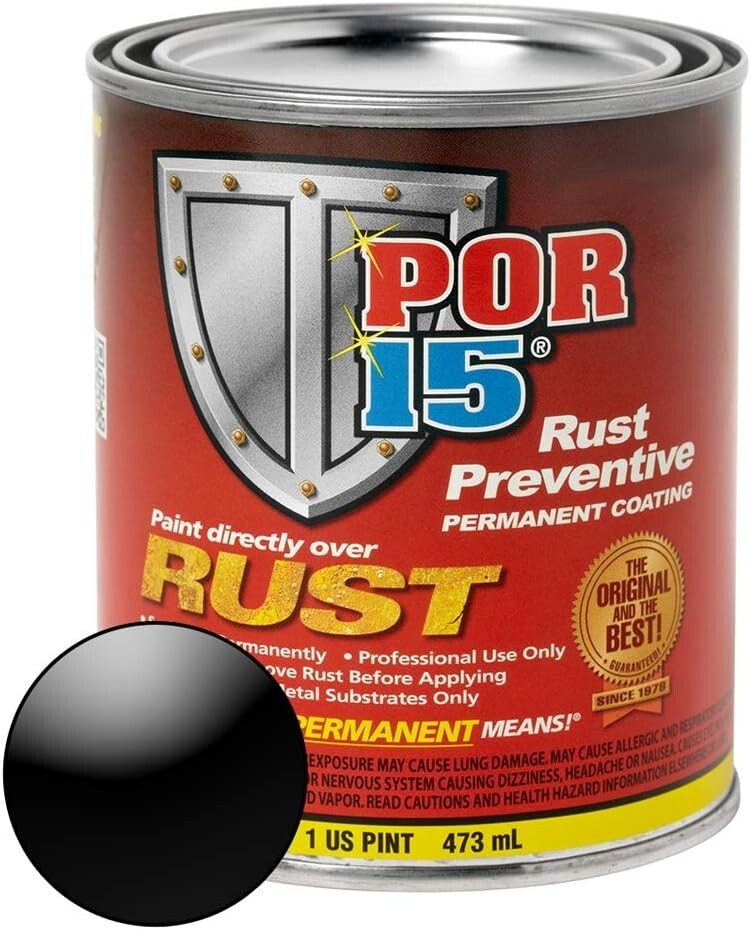 16oz Gloss Black Rust Preventive Coating for Permanent Corrosion Protection