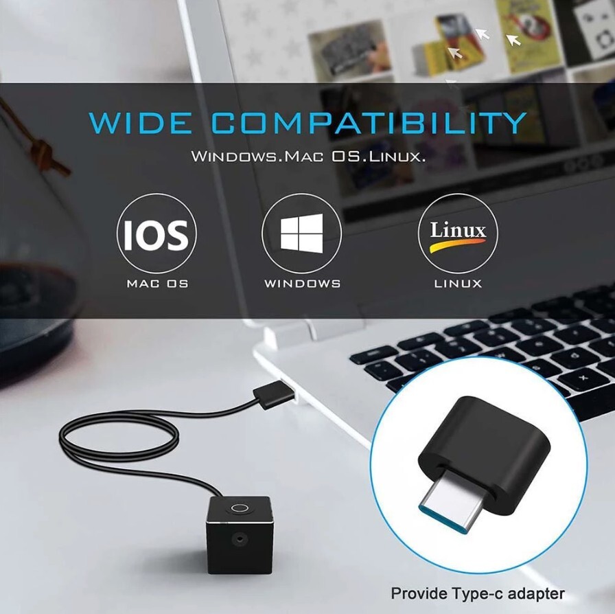 Work From Home USB Mouse Mover w/ 3 Modes & On/Off Switch