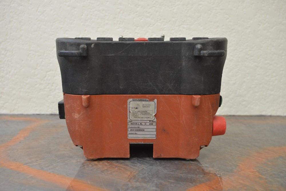 Hetronic NOVA-L 6L Radio Data Link CS 458TXN Transmitter Remote Control Crane