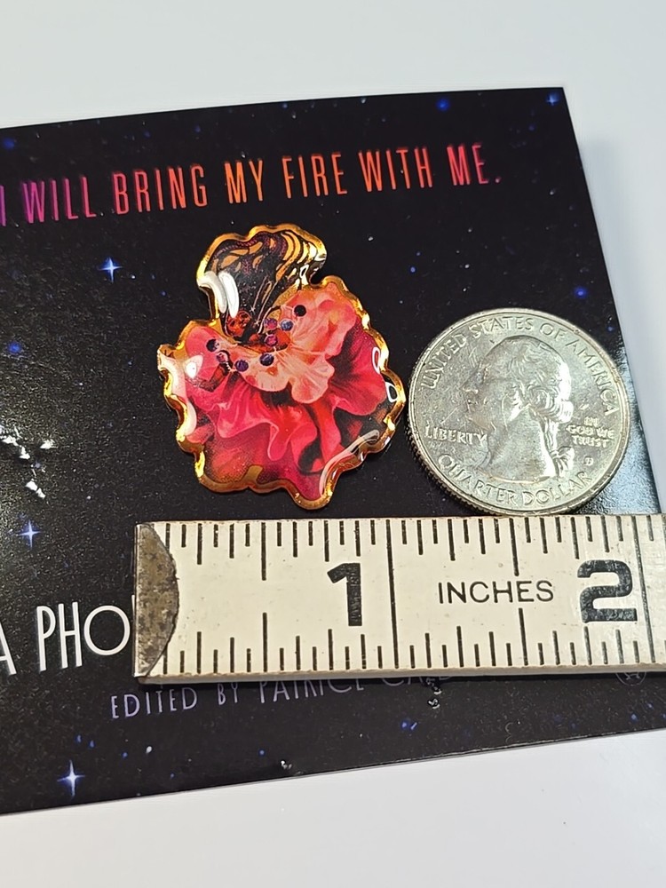 A Phoenix First Shall Burn Lapel Pin I Will Bring My Fire With Me