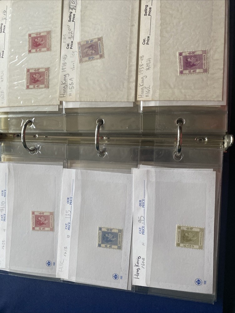 hong kong stamp collection