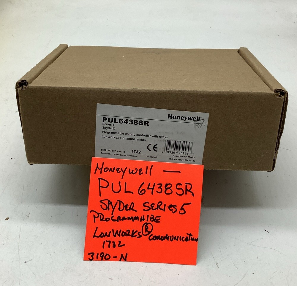 Honeywell PUL6438SR Spyder  Programmable  Controller Series 5/ K-3