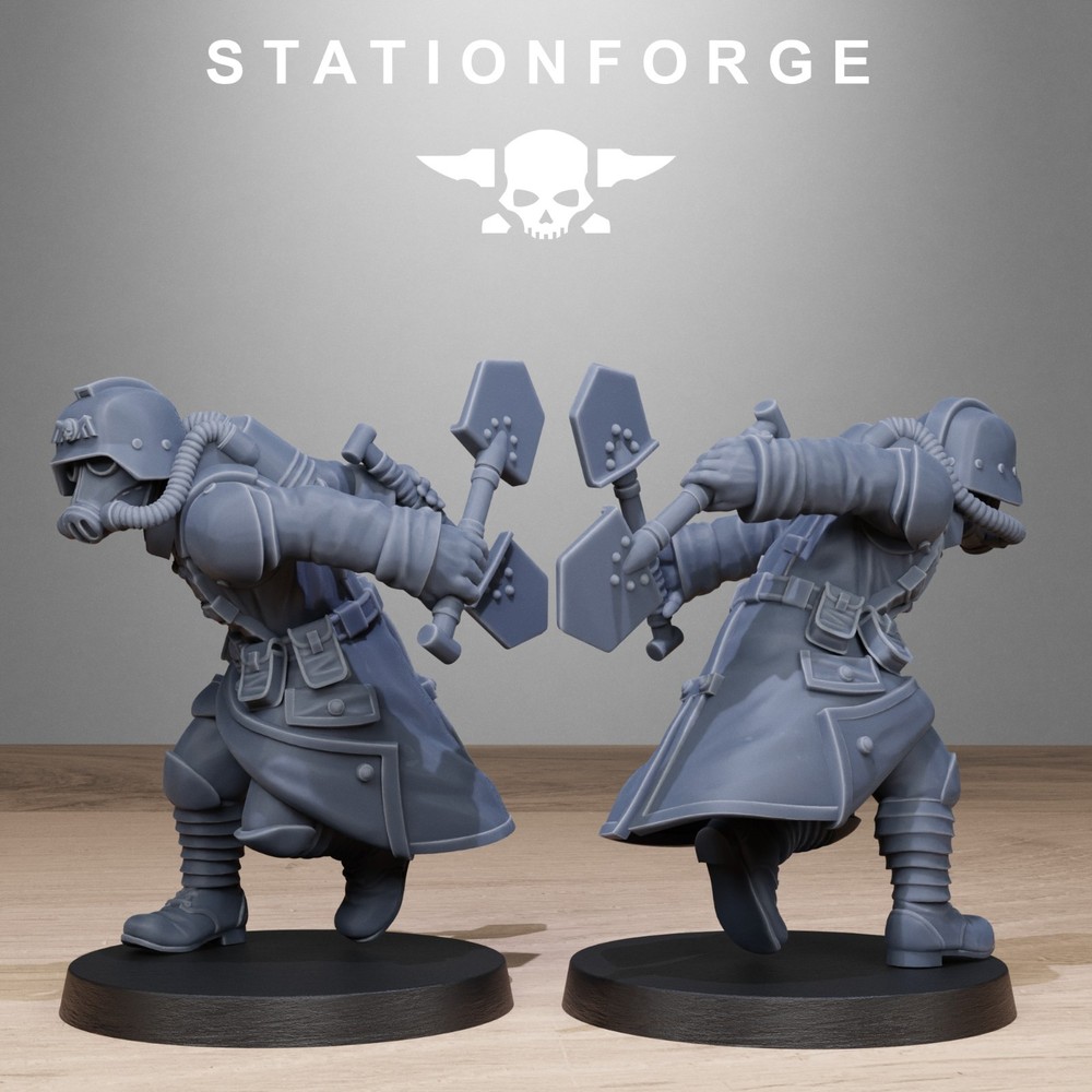 GrimGuard Shovel Fighter - Stationforge