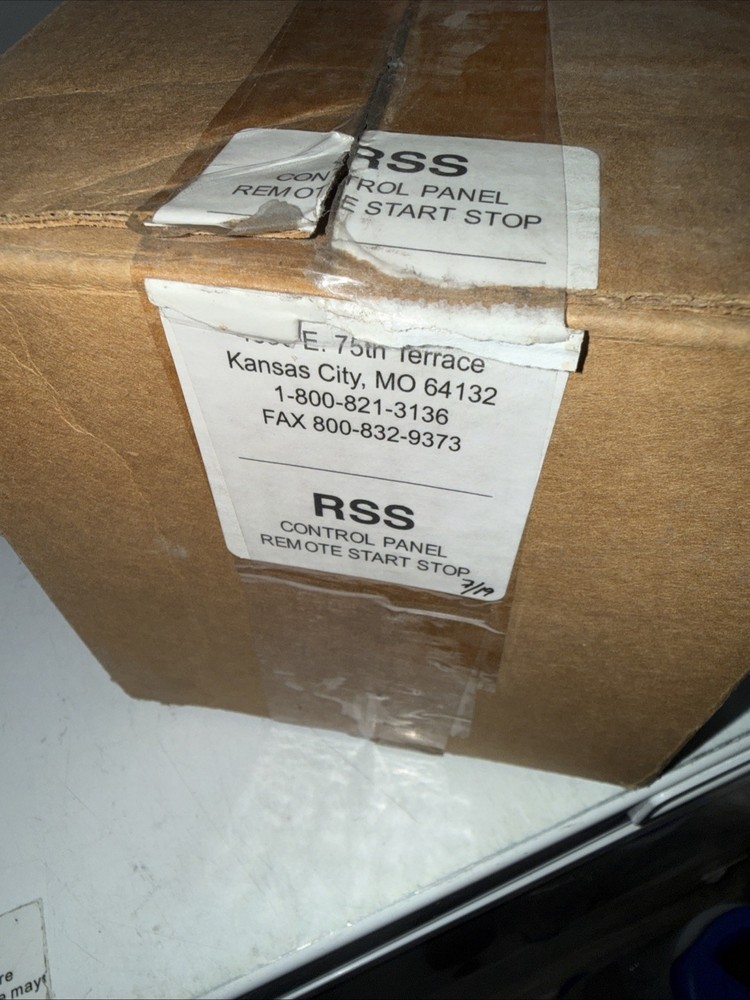 RSS-Remote Salvajor Remote Start/Stop Switch Brand New