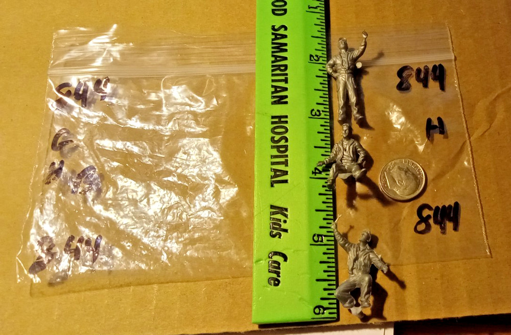Here Is Three (3) Military Men Figures scale unknown Package # 844 Take a look