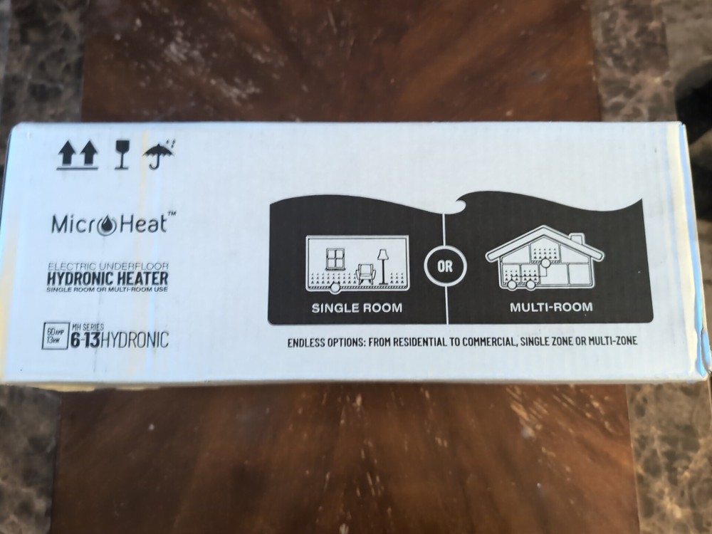 NEW JVIS USA MicroHeat 6-13 Electric Underfloor Hydronic Heater. 240V 1ph 60 HZ