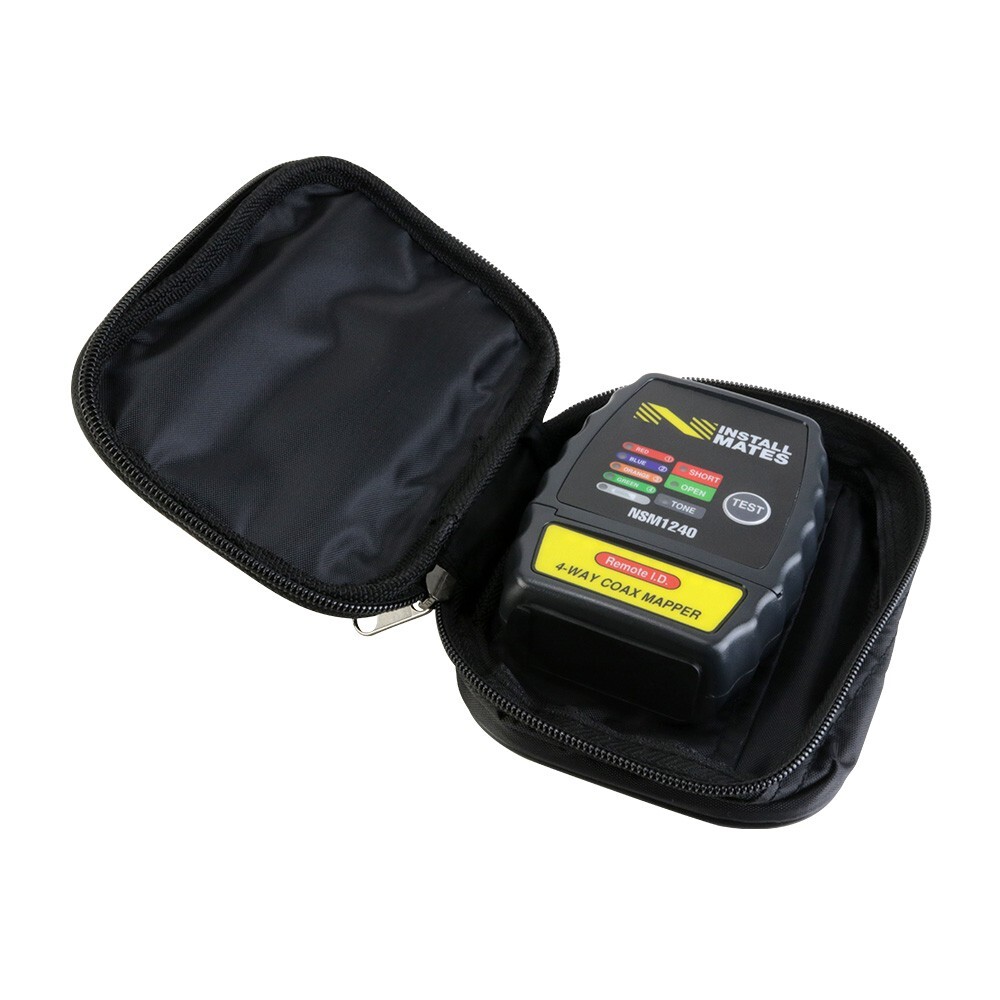 *OPEN BOX* InstallMates™ 4-Way Coax Mapper with Color-Coded Indicators