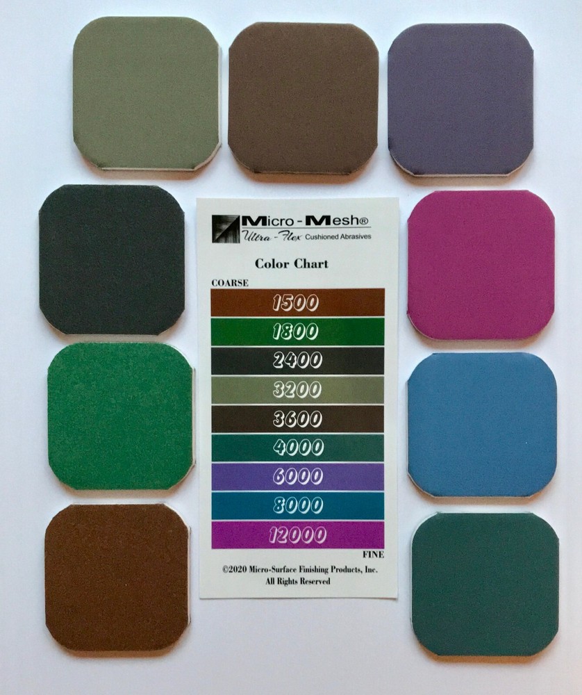 Micro-Mesh Assorted Soft Touch Polishing Pads 9 Pack