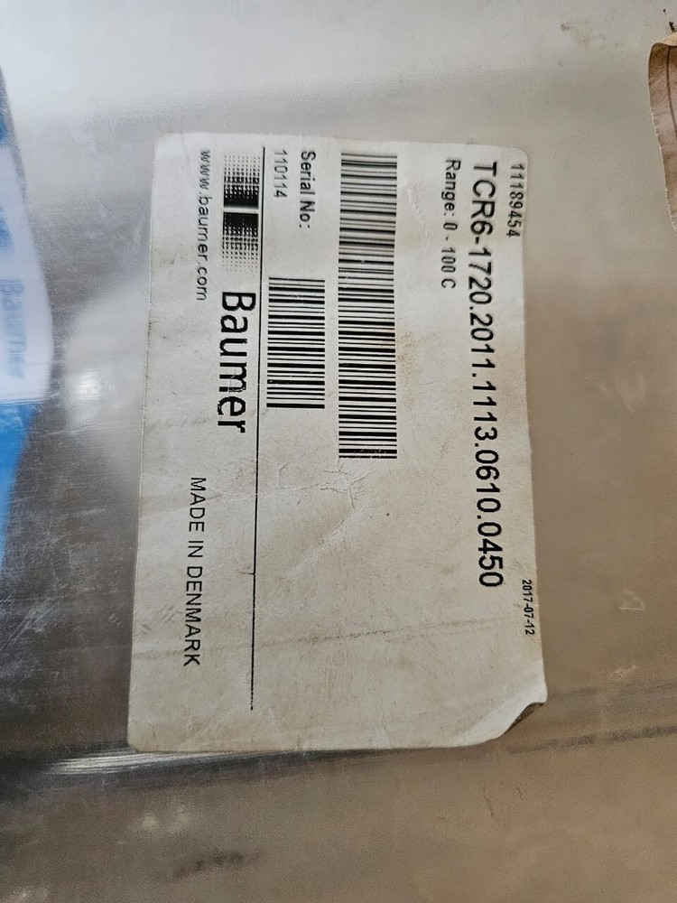 Baumer TCR6-1720 Temperature Sensor