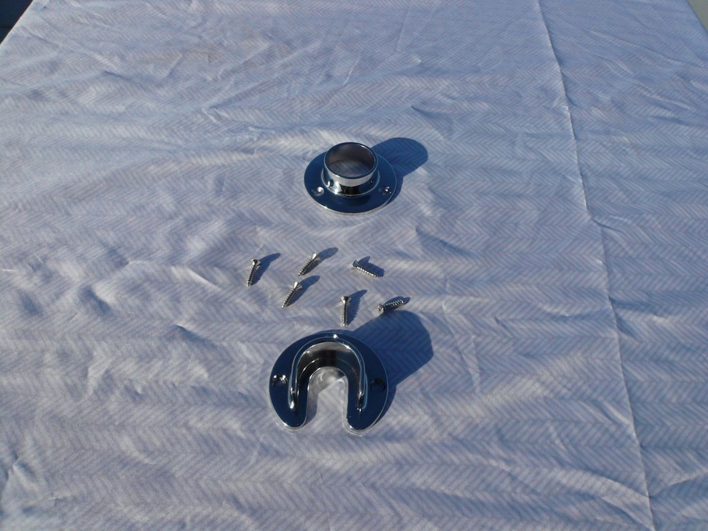 Lido Chrome Flange Set 1-5/16"