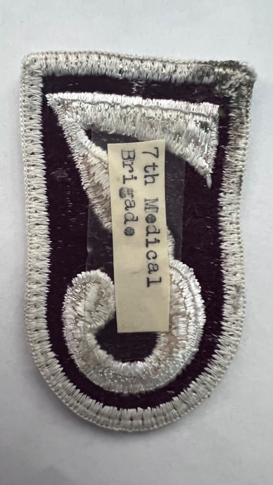 7th Medical Brigade US Army Patch