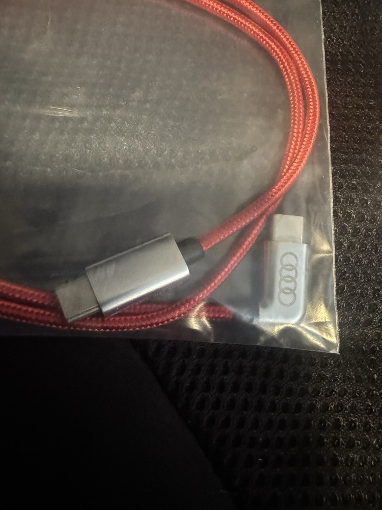 Audi USB Type-C Charging Cable Set for Apple Devices and USB Type-C Devices