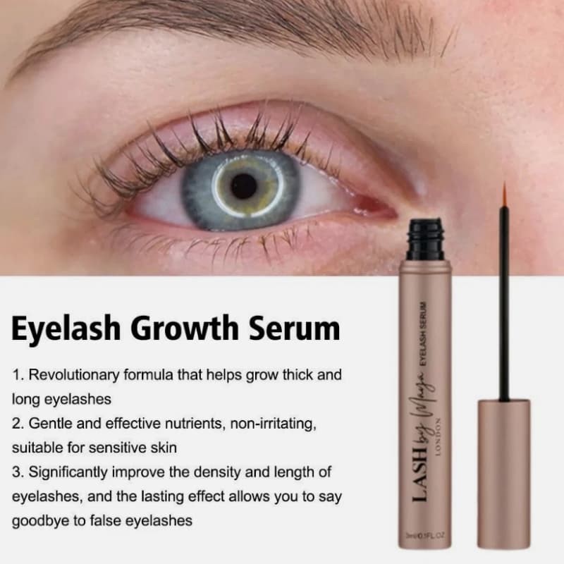 Eyelash Growth Serum Thicker Lash Enhancer for Longer - 3ml