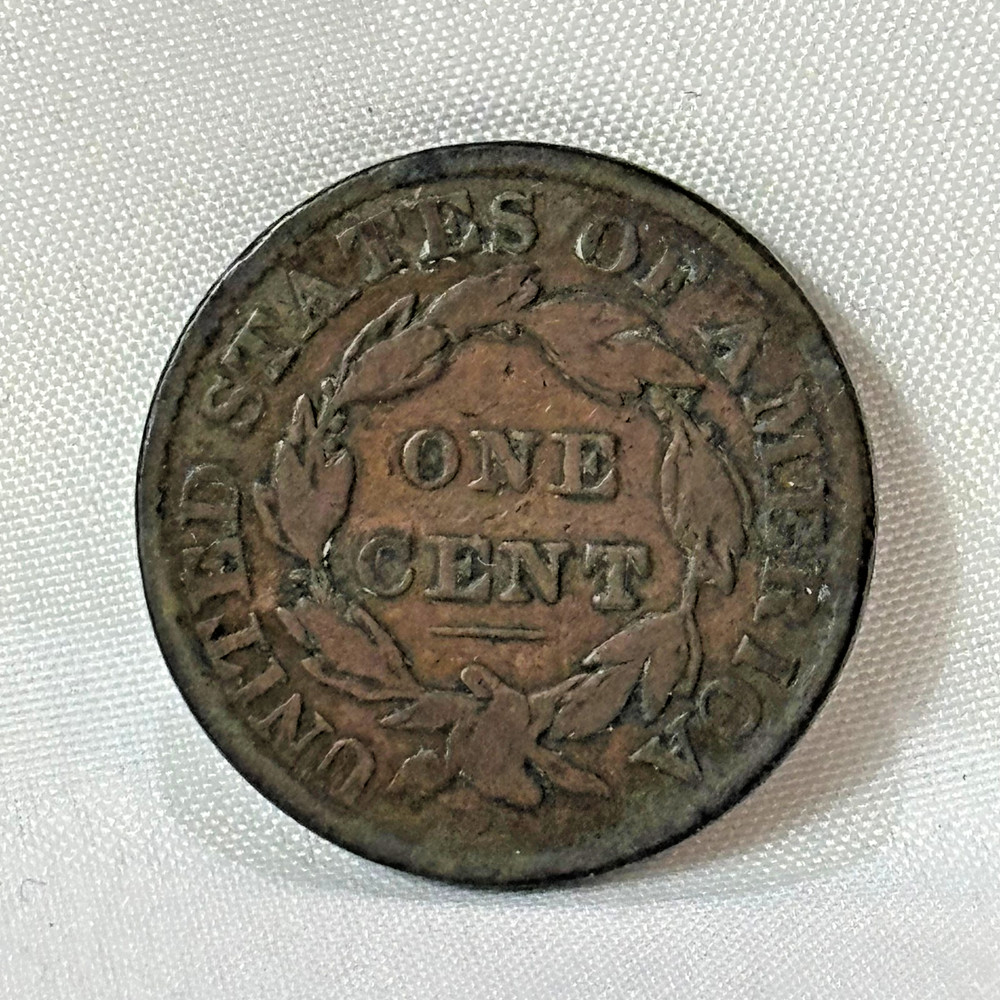 1830 Large Cent Coronet Head