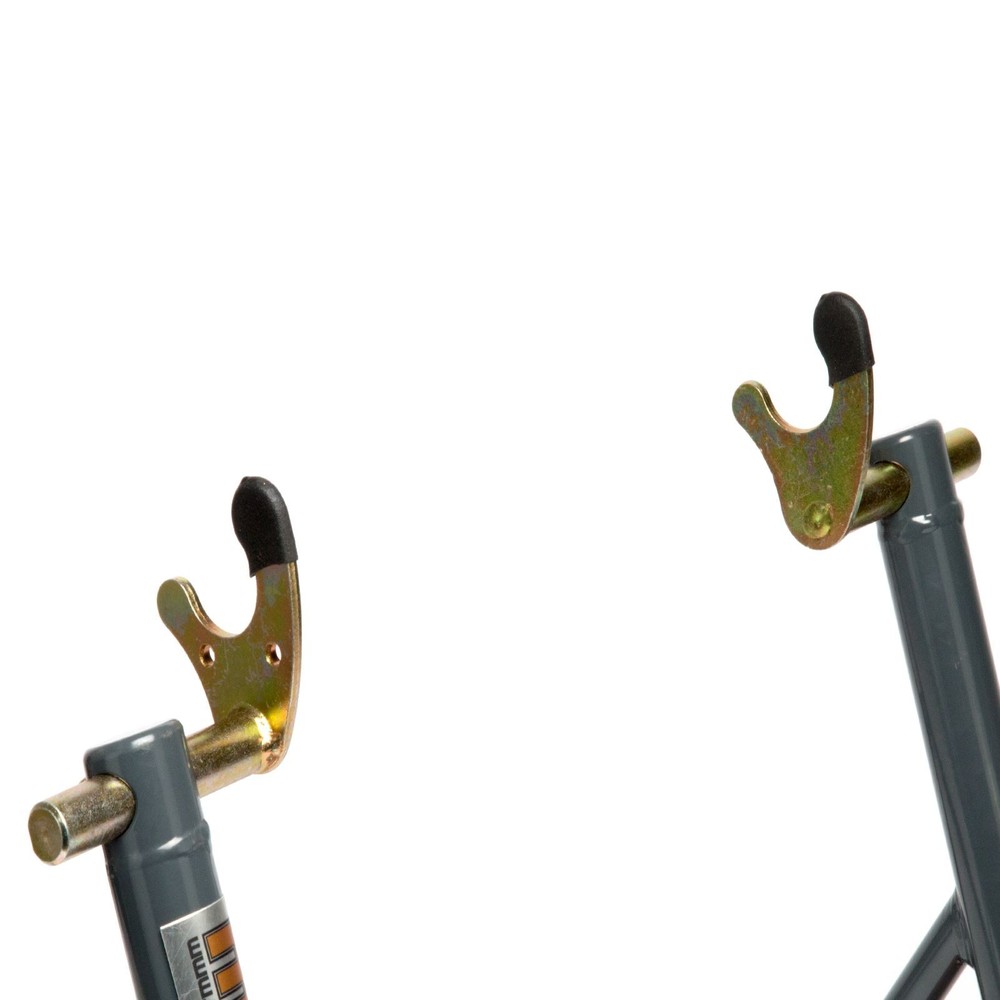 Motorcycle Front and Rear Paddock Stand with V-Adapter Combo Pack